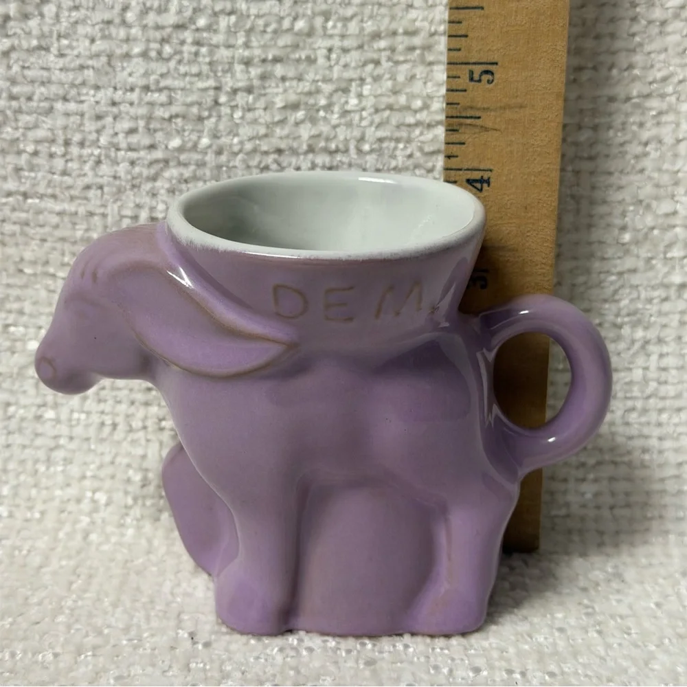 1983 Frankoma Democratic (DEM) Donkey Political Mug. Wisteria - Picture 5 of 5